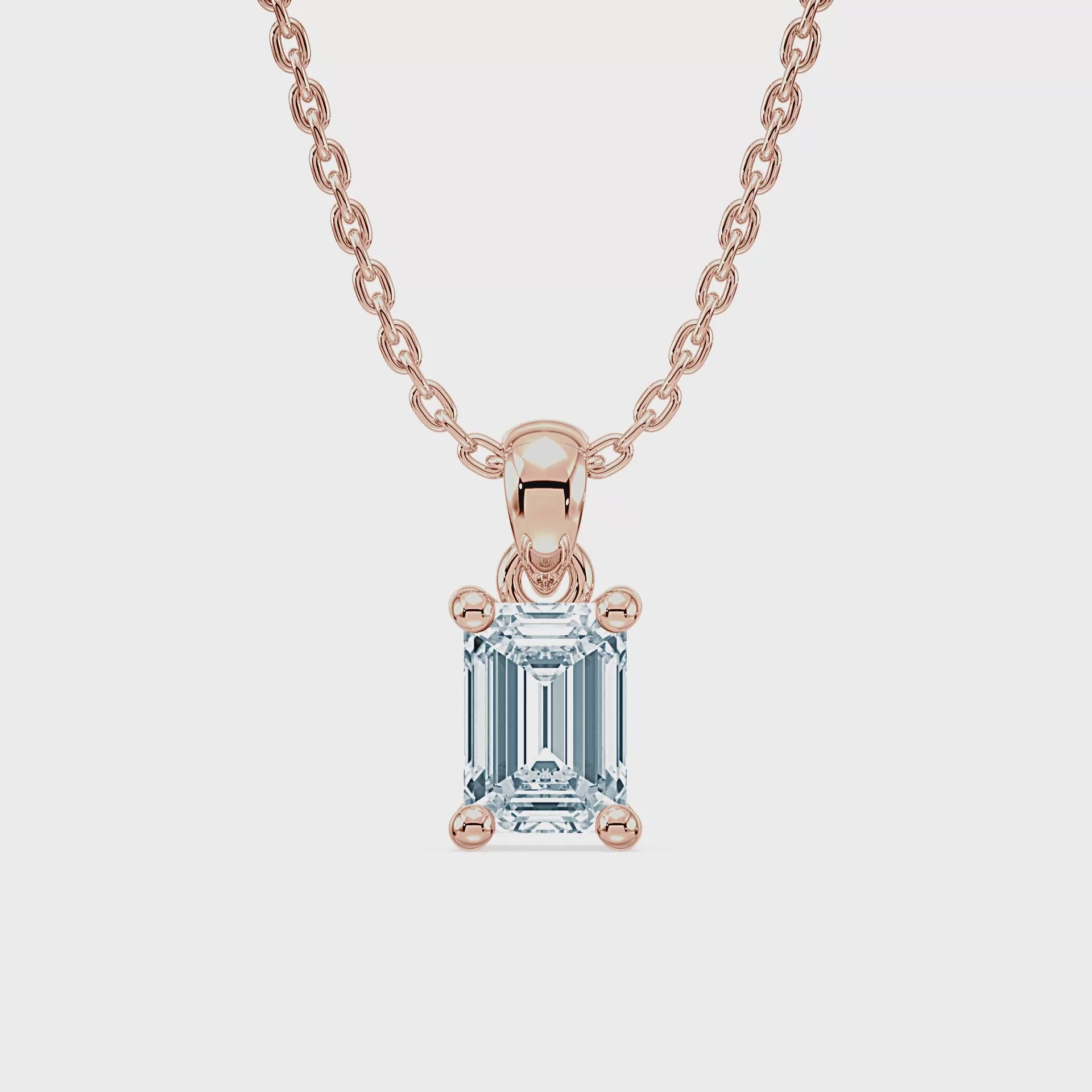 (Royal Asscher Emerald - Rose - Video)