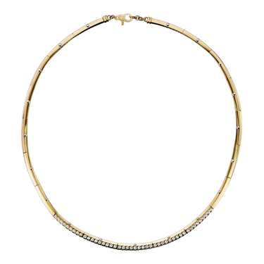(18k Yellow gold with white gold)