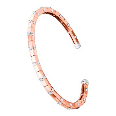(18k Rose gold with white gold)