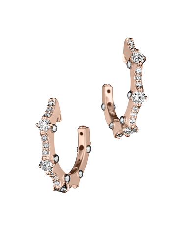 (18k Rose gold with white gold)