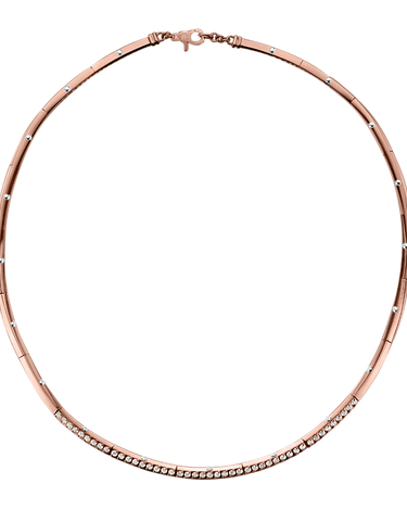 (18k Rose gold with white gold)